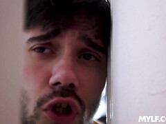 Gros seins, Plantureuse, Tromperie, Tir de sperme, Faciale, Mère que j'aimerais baiser, Maman, Épouse