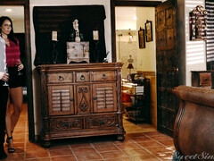 デカパイ, フェラチオ, 茶髪の, イく瞬間, チン, Hd, 淫乱熟女, ラフ