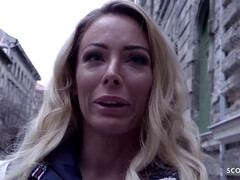 Cul, Blonde, Sucer une bite, Dingue, Faciale, Allemand, Nue  à poil, Chatte