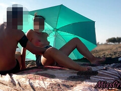Leie, Strand, Geschnappt, Frau, Nackt, Öffentlich, Muschi, Weibliche ejakulation