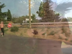 お尻, チェコ, フェティッシュ, 自然山雀, アウトドア, オマンコ, 剃毛, 一人