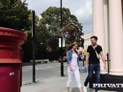 ブロンド, フェラチオ, イく瞬間, ヨーロピアン, ヒール, オマンコ, 剃毛, オッパイの