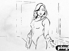 デカパイ, 巨乳な, Hd, 下着, 淫乱熟女, 裸, 一人, オッパイの