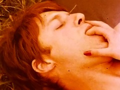 ブロンド, ヨーロピアン, ドイツ人, アウトドア, 公共, ヴィンテージ