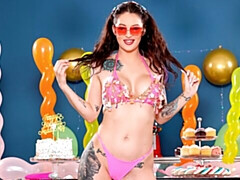 カワイイ, 下着, オナニー, オマンコ, ガリガリ, タトゥー, オッパイの, おもちゃ