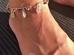 my ex girlfriend teases her dirty soles & toes #1