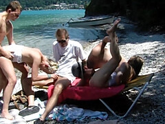 Arsch, Strand, Gruppe, Hd, Im freien, Öffentlich, Rau, Taboo