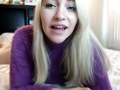 Arsch, Schönheit, Grosser arsch, Blondine, Blasen, Natürlich, Nippel, Pov