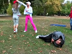 Flotter vierer, Gruppe, Hardcore, Realität, Rasiert, Abendanzug, Tätowierung, Titten