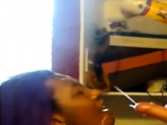 Amateur, Sucer une bite, Faciale, Interracial, Réalité