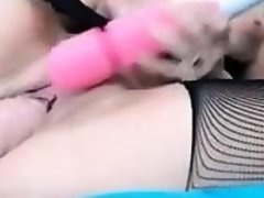 素人, ドイツ人, オナニー, ストッキング, おもちゃ, ウェブカメラ