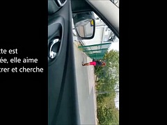 フランス人, 面白, 下着, オナニー, アウトドア, 公共, シーメール, 一人