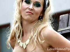 Amateur, Blonde, Hd, Talons, Fait maison