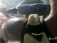 Asiatique, Plage, Beauté, Mignonne, Maigrichonne, Tatouage, Adolescente, Nénés