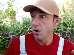 69, デカパイ, ブロンド, フェラチオ, チン, オマンコ, スカート, のぞき