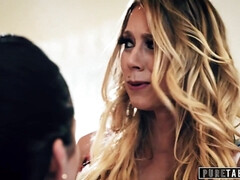 デカパイ, ブロンド, 茶髪の, バック, 熟年, ポルノスター, 現実, 三人