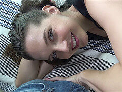 Amateur, Sucer une bite, Brunette brune, Faciale, Fait maison, Lécher le sphincter