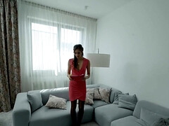 Tussi, Paar, Tschechisch, Europäisch, Natürlichen titten, Strümpfe, Ablutschen, Titten