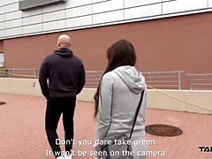 BBW Slut Gets Spit Roasted in Van - Obese Czech Adventure with Big Ass