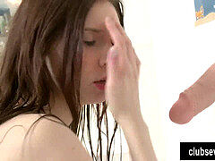 Braunhaarige, Muschi, Rasiert, Dürr, Erotischer film, Solo, Jungendliche (18+), Spielzeuge