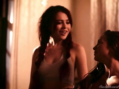 Sweet young lesbians in erotic action - One Kiss Scene 1 - starring Abigail Mac