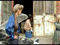 Ванна, Чешки, Европейки, Каблуки, На природе, Колготки, Софткор, Чулки