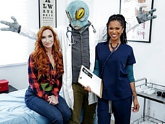 Culo grande, Verga grande, Mamada, Médico, Estilo perrito, Interracial, Madres para coger, Pelirrojo