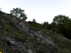 アジア人, 茶髪の, ぽちゃ, Hd, 自然山雀, アウトドア, ティーン, オッパイの