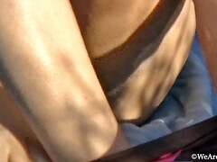 Enthousiasteling, Vingeren, Vriendin, Harig, Huisgemaakt, Masturbatie, Slet, Alleen