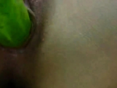 Korean Amateur Teen Cucumber Masturbation