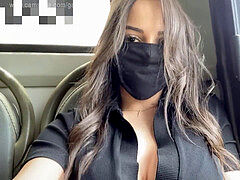 Bus, Masturbation, De plein air, Public, Rasée