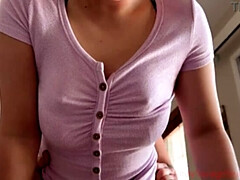 Amateur, Asiático, Pareja, Corrida, Novia, Casero, Cocina, Sexo fuerte