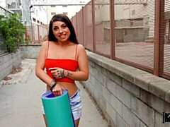 デカ尻, デカチン, デカパイ, フェラチオ, 茶髪の, バック, アウトドア