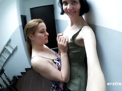 素人, お尻, レズビアン, なめる, オマンコ, ティーン