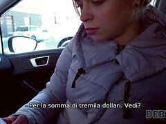 ブロンド, フェラチオ, 車, 自家製, お金, 現実, ロシア人, ティーン