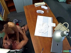 Blasen, Hundestellung, Füsse, Fetisch, Lecken, Krankenschwester, Büro, Uniform