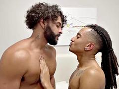 Grote lul, Zwart, Pijpbeurt, Stel, Zwart, Homo, Hardcore, Latijnse vrouw