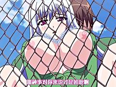 Grote mammen, Sperma, Openbaar, Tieten likken