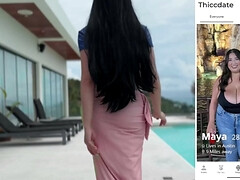 Amateur, Culo grande, Tetas grandes, Tetona, Sexo duro, Al aire libre, Piscina, Tetas