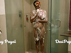 デカパイ, 茶髪の, 女, Hd, インド人, オナニー, 熟年, シャワー
