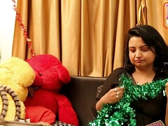 デカパイ, ぽちゃ, インド人, 裸, オマンコ, オッパイの, 濡れ