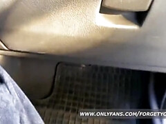 Amateur, Rubia, Mamada, Coche, Hd, Desnudo, Al aire libre, Ruso