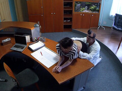 Leie, Arsch, Fingern, Lecken, Höschen, Pov, Muschi, Uniform