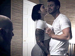 Rebel teenage Ivy Lebelle anal vengeance on faculty staff