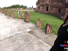 18, お尻, デカ尻, デカチン, フェラチオ, カップル, 自家製, タイ