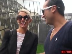 Small knockers mom hard core with facial