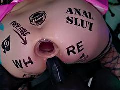 Anaal, Grote mammen, Vuisten, Gapende, Hardcore, Hd, Gezichtspunt, Tieten likken