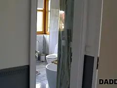 変態, 茶髪の, 浮気する, カワイイ, 彼女, 叫ぶ, ティーン, オッパイの