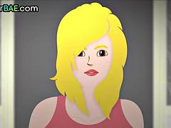 Chica, Negro, Rubia, Linda, Ébano, Interracial, Masturbación, Realidad