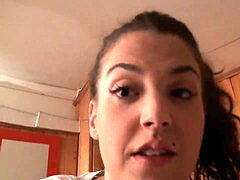 Enthousiasteling, Pijpbeurt, Sperma shot, Europees, Sperma in gezicht, Realiteit, Spaans, Tiener